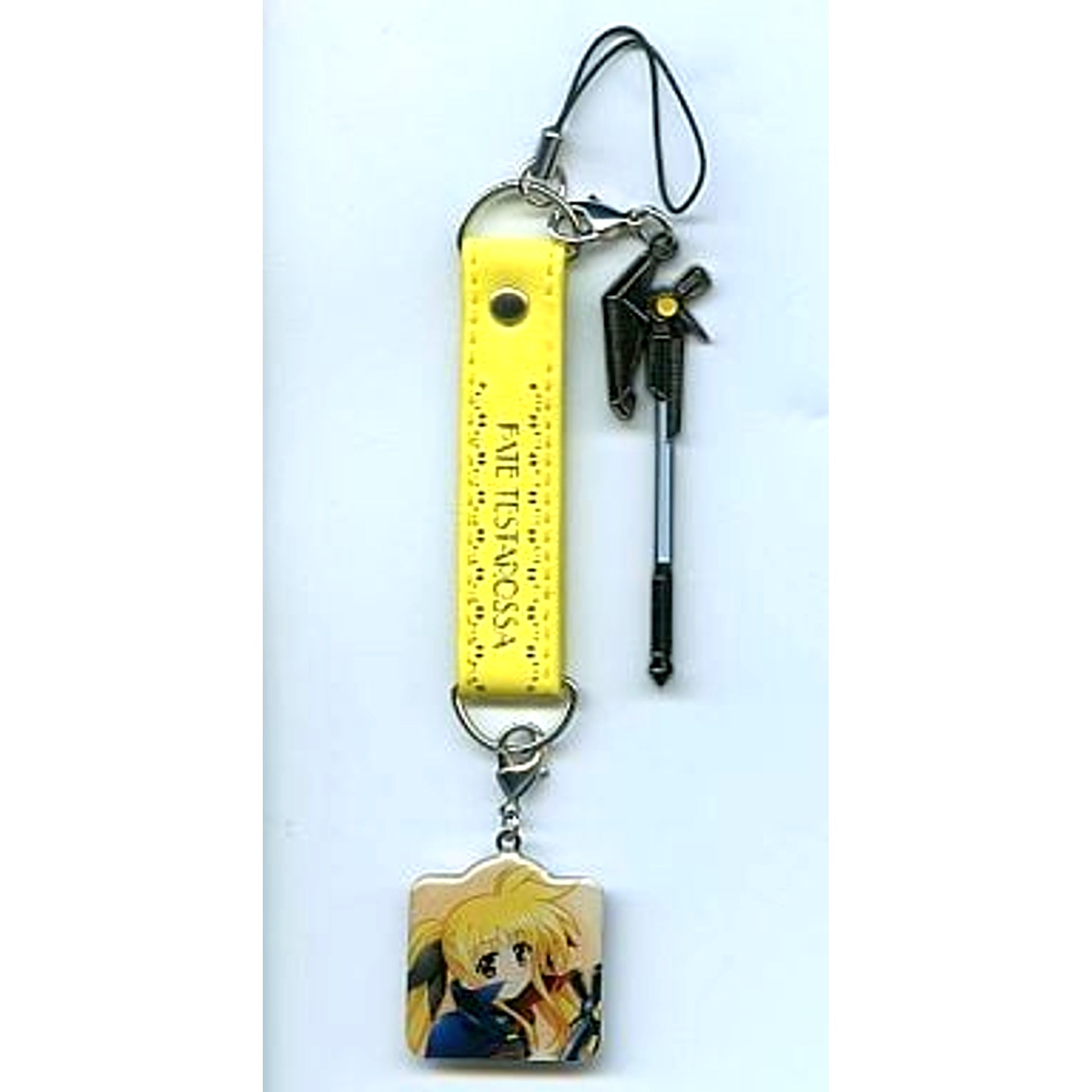 Fate Testarossa Harlaown Mobile Strap Magical Girl Lyrical Nanoha As [USED]