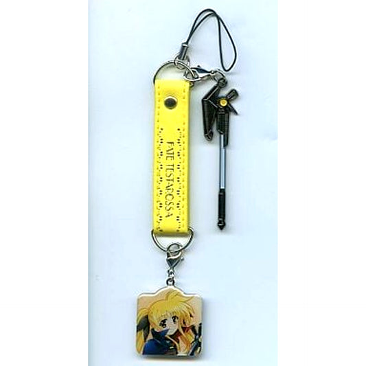 Fate Testarossa Harlaown Mobile Strap Magical Girl Lyrical Nanoha As [USED]