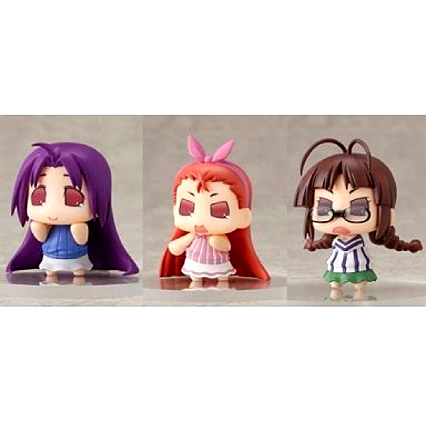Set of 3 Io & Chicchan & Miura-san Puchimas! Character Charm Collection [USED]