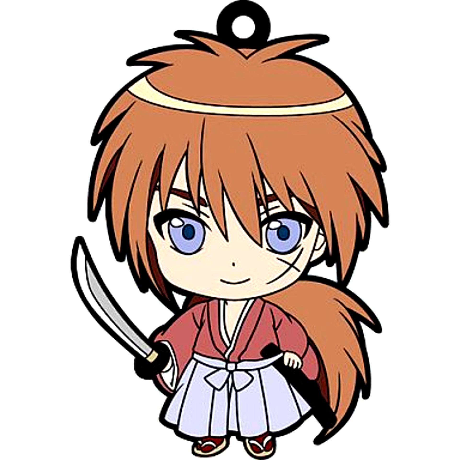 Kenshin Himura Rurouni Kenshin Meiji Swordsman Romantic Story New Kyoto Arc Trading Rubber Strap [USED]