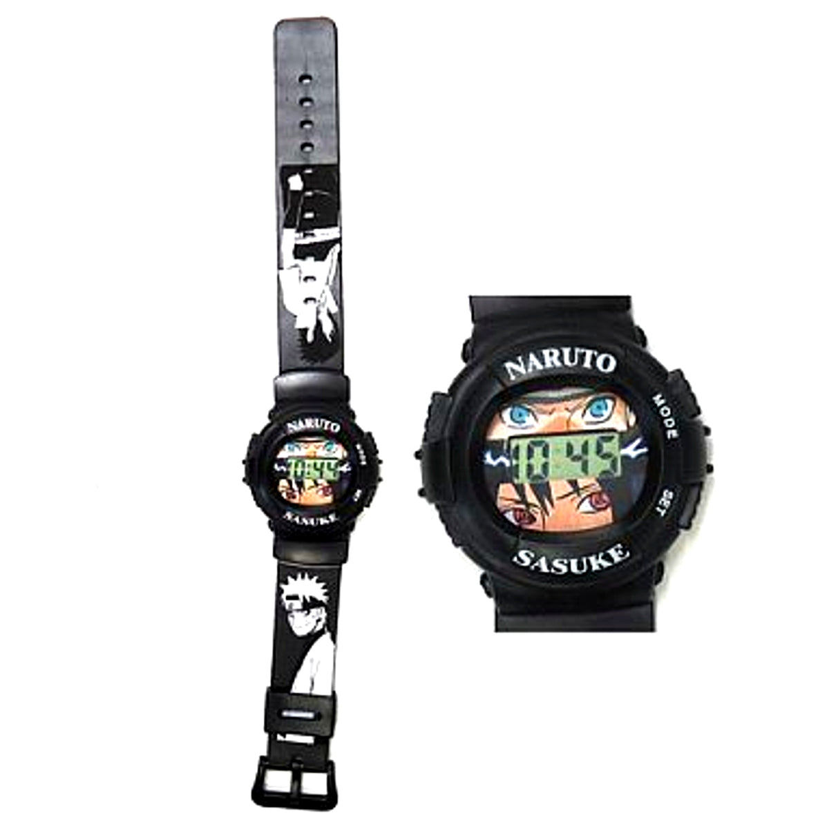 Naruto vs Sasuke Naruto Weekly Jump 2010 Summer Chakra Clash Digital Wristwatch [USED]