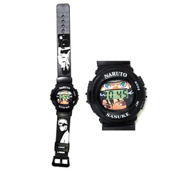 Naruto vs Sasuke Naruto Weekly Jump 2010 Summer Chakra Clash Digital Wristwatch [USED]