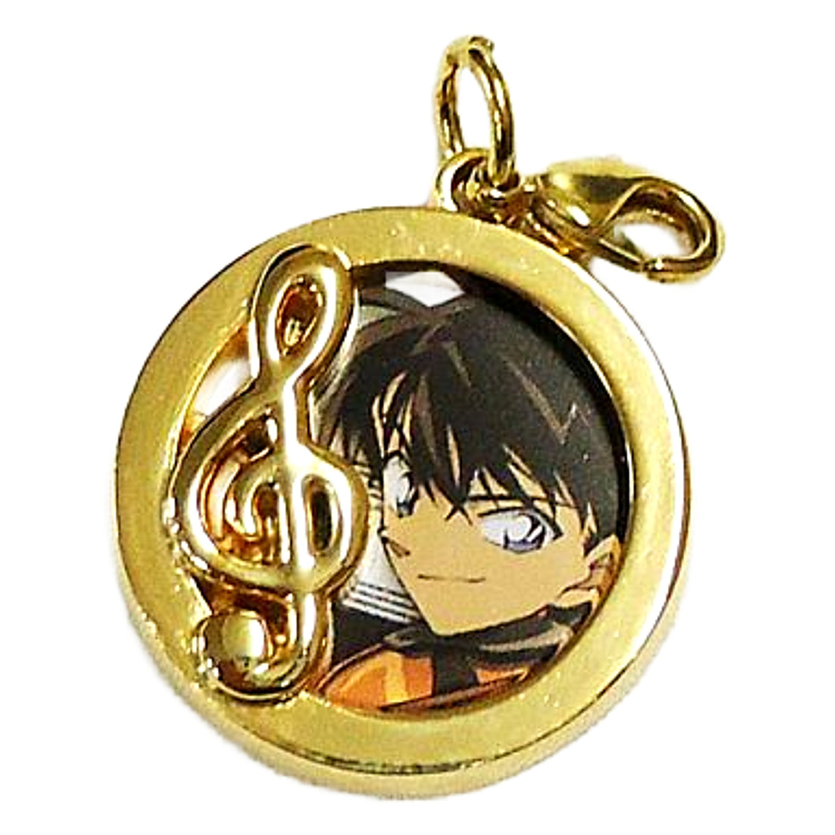 Detective Conan: Full Score of Fear Shinichi Kudo Metal Charm Collection Keychains [USED]