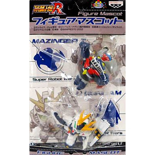 Nu Gundam & Mazinger Z Super Robot Wars R Figure Mascot A [USED]