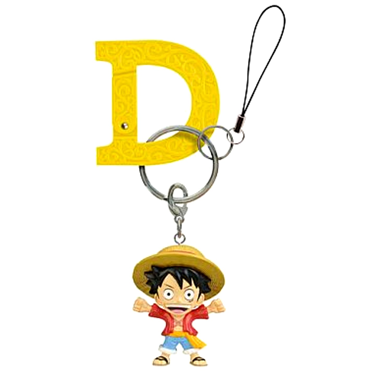 Monkey D. Luffy I Prize Mascot with Carabiner Ichiban Kuji One Piece The Legend of GOL D. ROGER [USED]