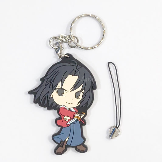 The Garden of Sinners Ryougi Shiki Type Moon 10th Anniversary Rubber Keychain Kyun Chara Illustrations Keychains [USED]