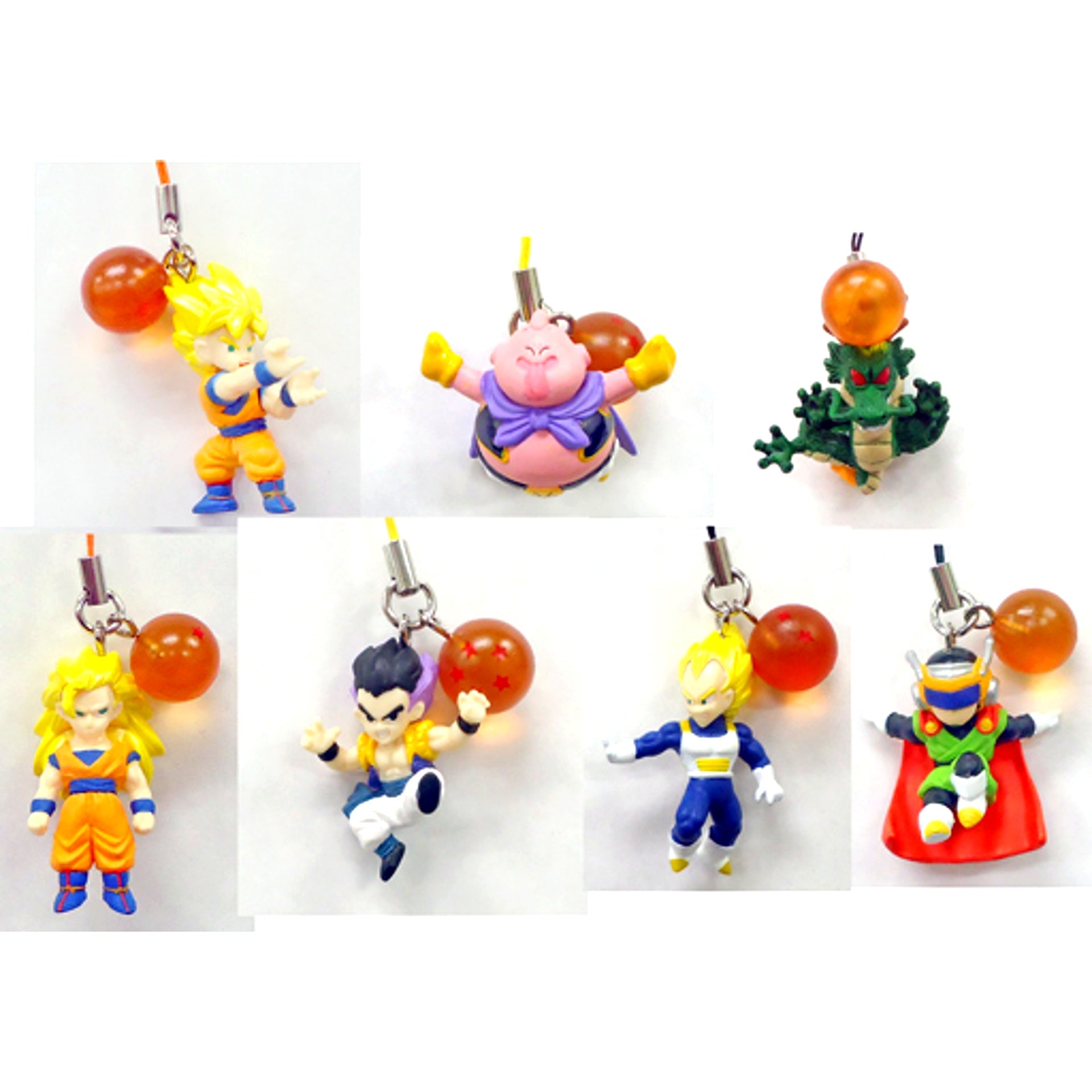 Dragon Ball Z DB Char Strap Set of 7 [USED]