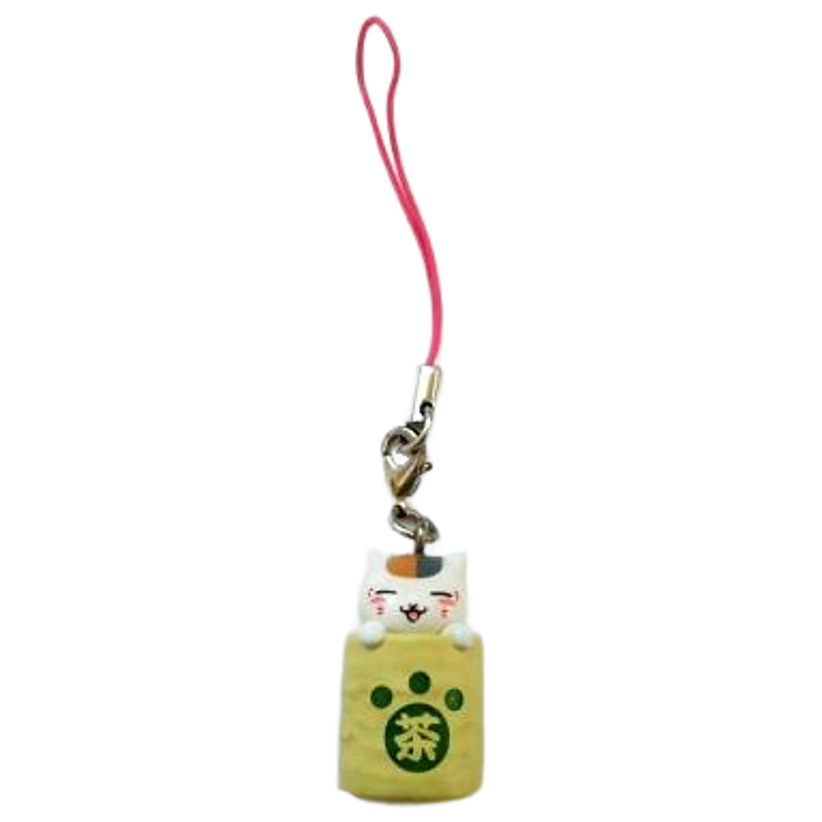 Nyanko-sensei Tea Natsume's Book of Friends Nyanko-sensei Strap Vol.3 Japanese Sweets Key Chain [USED]