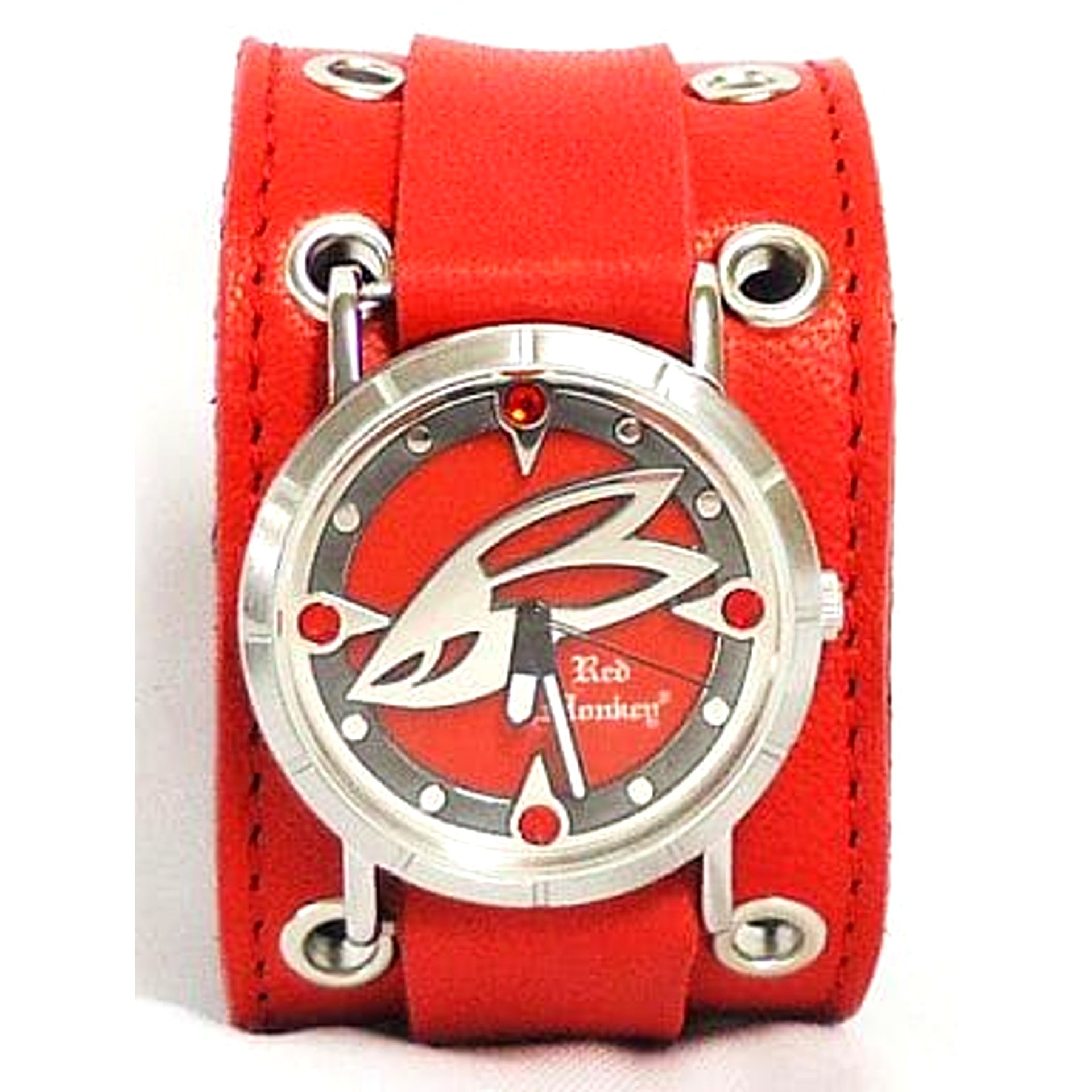 Barnaby Brooks Jr. TIGER & BUNNY Wristwatch Model Red Red Monkey Collaboration [USED]