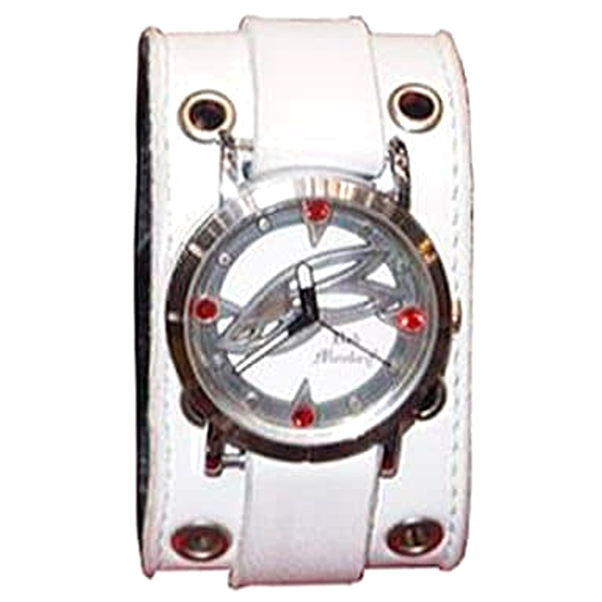 Tiger & Bunny Barnaby Brooks Jr. White Wristwatch Red Monkey Collaboration [USED]