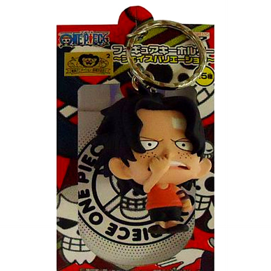 Portgas D. Ace Figure Keychain Face Variation One Piece [USED]