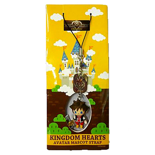 Sora Kingdom Hearts Mobile Avatar Mascot Strap Key Chain [USED]