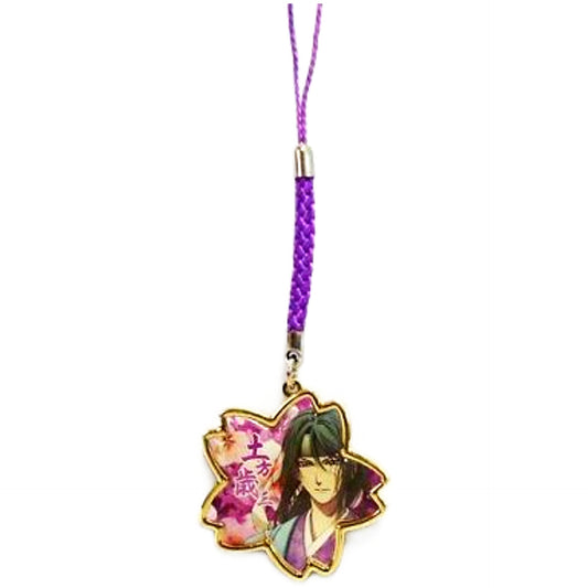 Toshizo Hijikata Sakura Hakuouki: Demon of the Fleeting Blossom A Memory of Snow Flowers Netsuke Strap Limited Quantity Key Chain [USED]