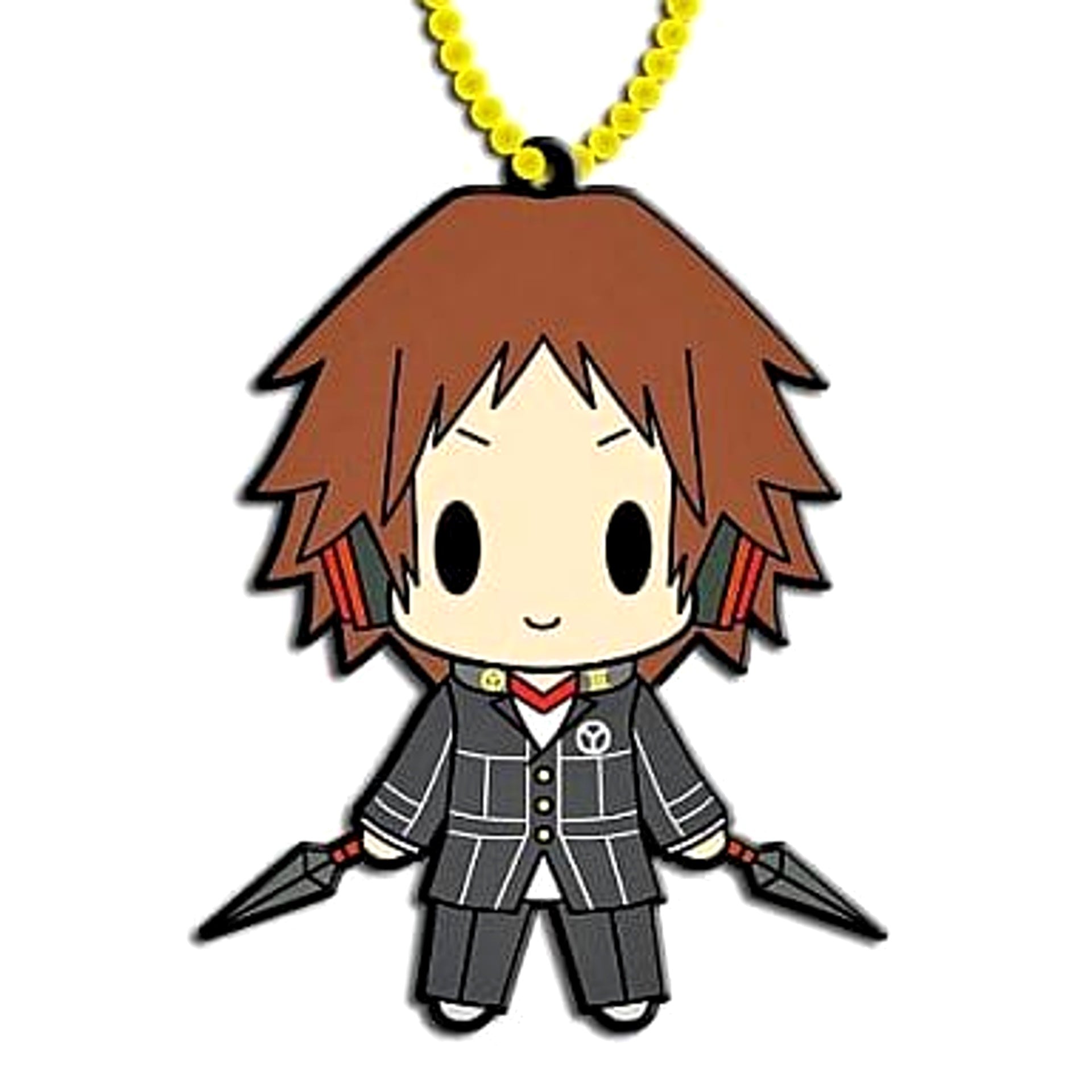 Persona 4: Arena Yosuke Hanamura D4 Rubber Keychain Collection Vol.2 Keychains [USED]