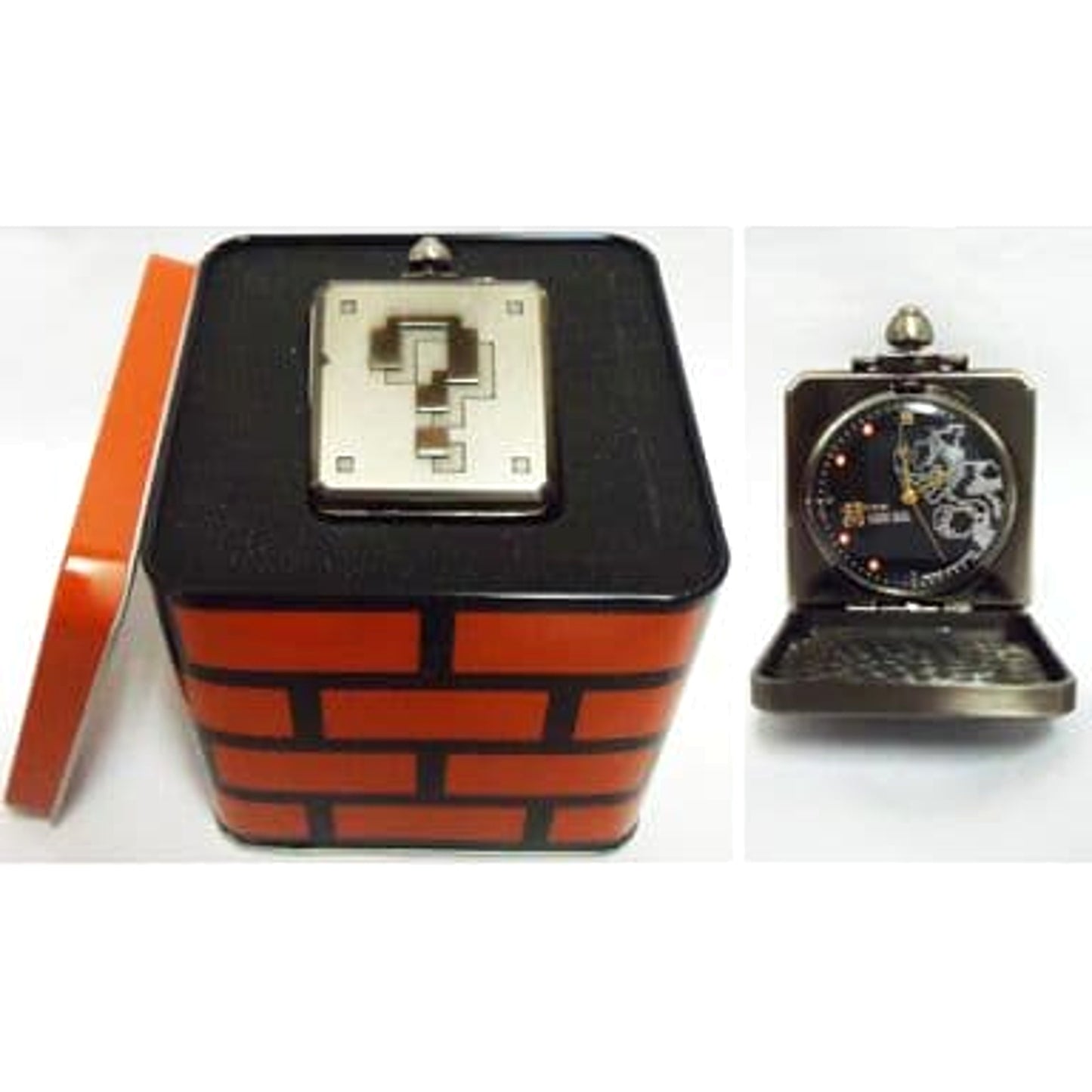 Super Mario Bros. Bowser Question Block Pocket Watch Part 2 [USED]