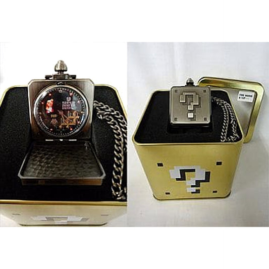 Super Mario Bros. Fire Mario and 1-Up Question Block Pocket Watch Part 2 [USED]