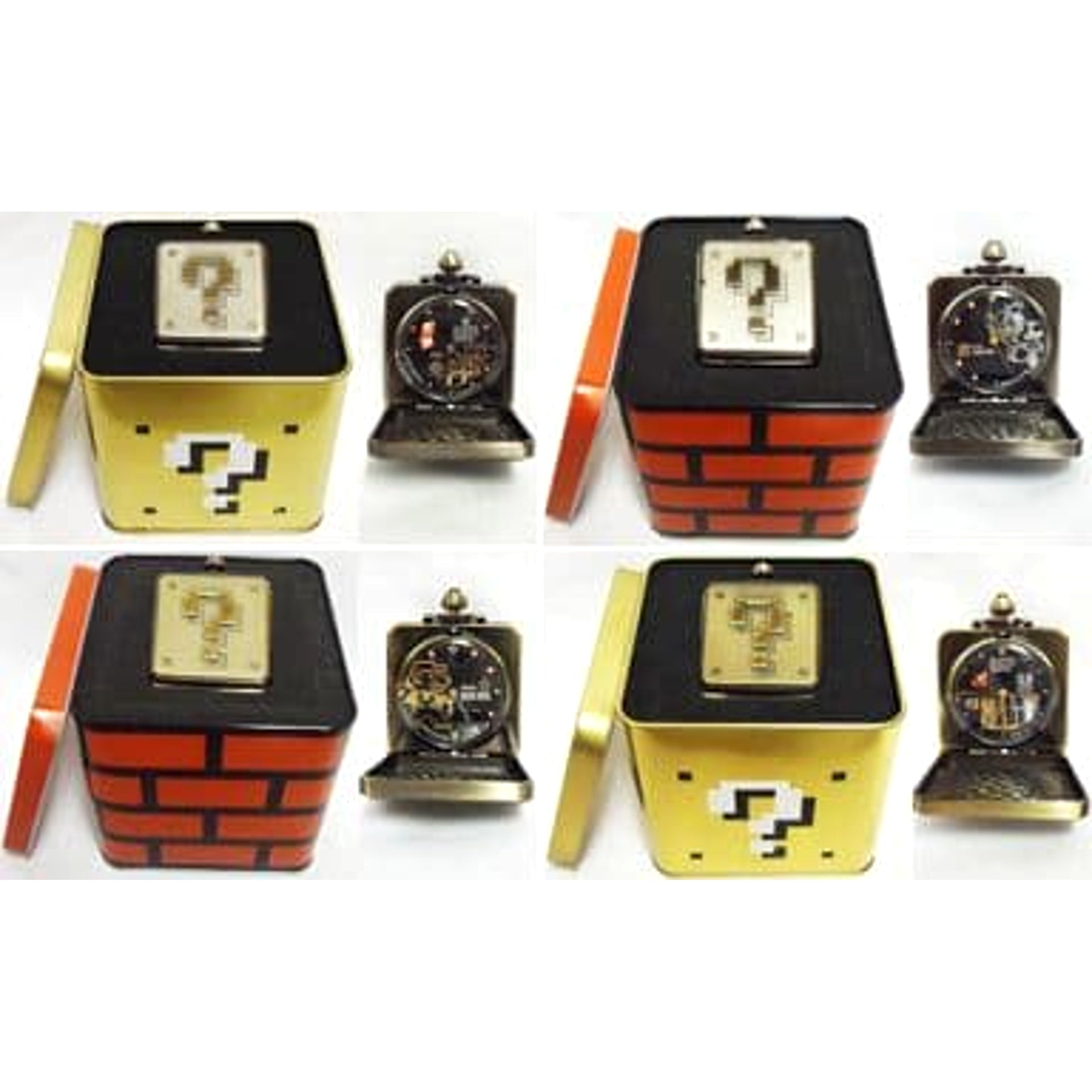 Super Mario Bros. Question Block Pocket Watch Part 2 Set of 4 [USED]