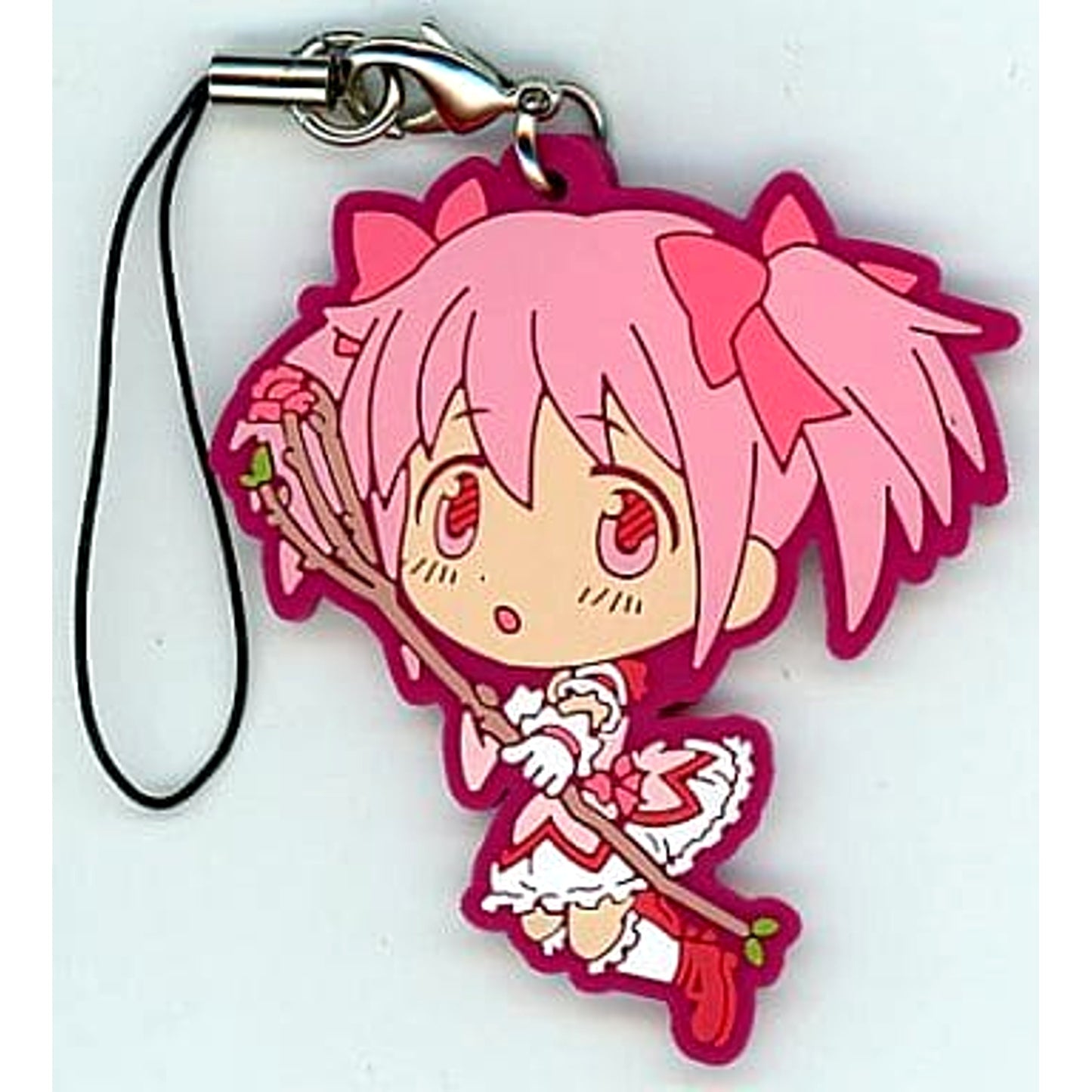 Puella Magi Madoka Magica Madoka Kaname Ichiban Kuji Rubber Charm Prize I Keychains [USED]