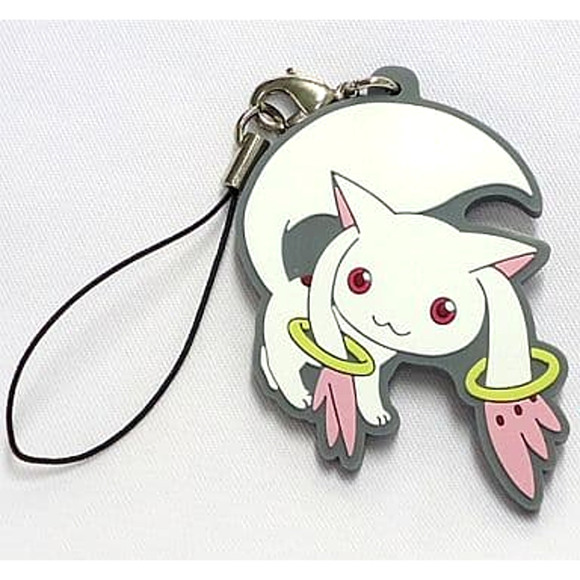 Puella Magi Madoka Magica Kyubey Ichiban Kuji Rubber Charm Prize I [USED]
