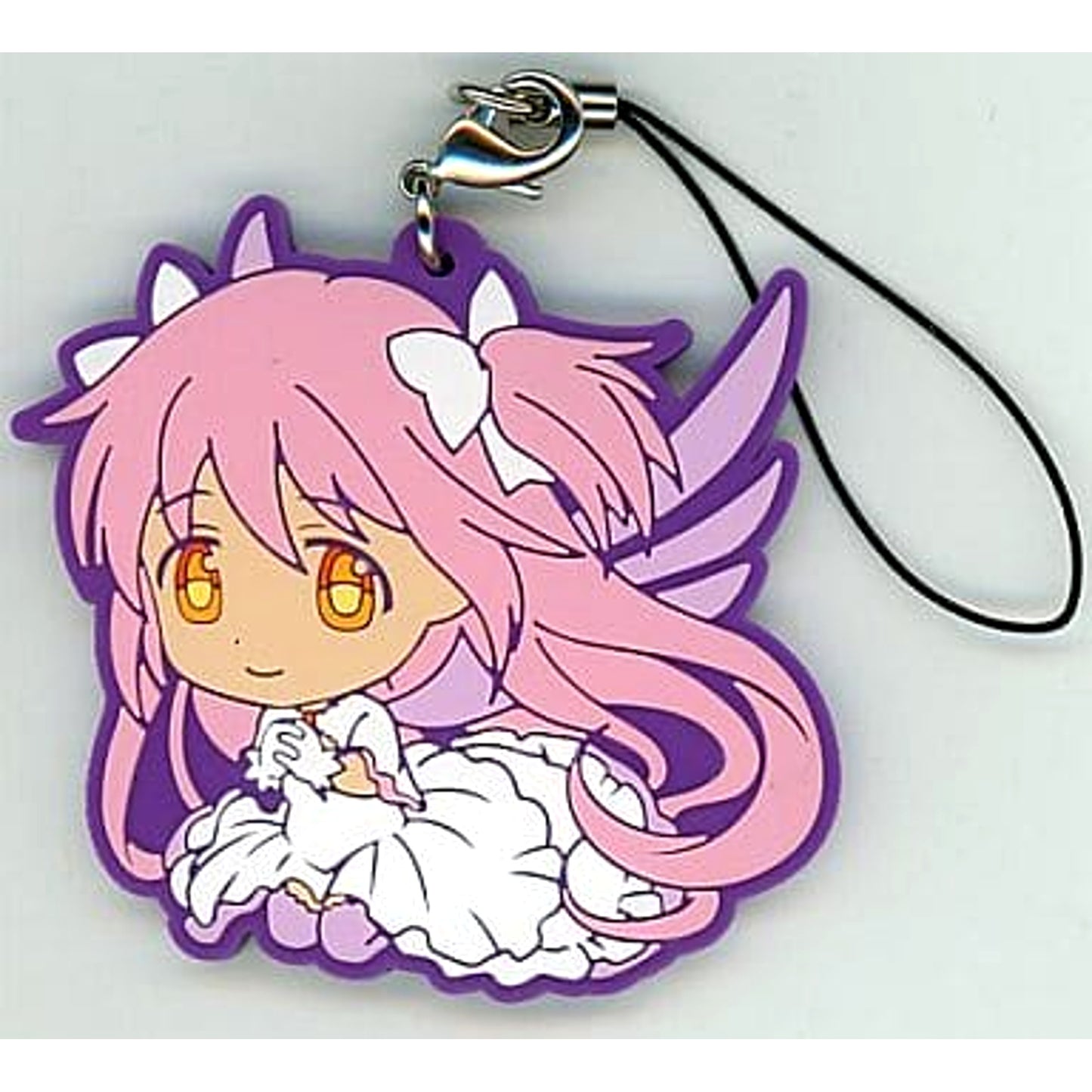 Puella Magi Madoka Magica Ultimate Madoka Ichiban Kuji Rubber Charm Prize I Keychains [USED]