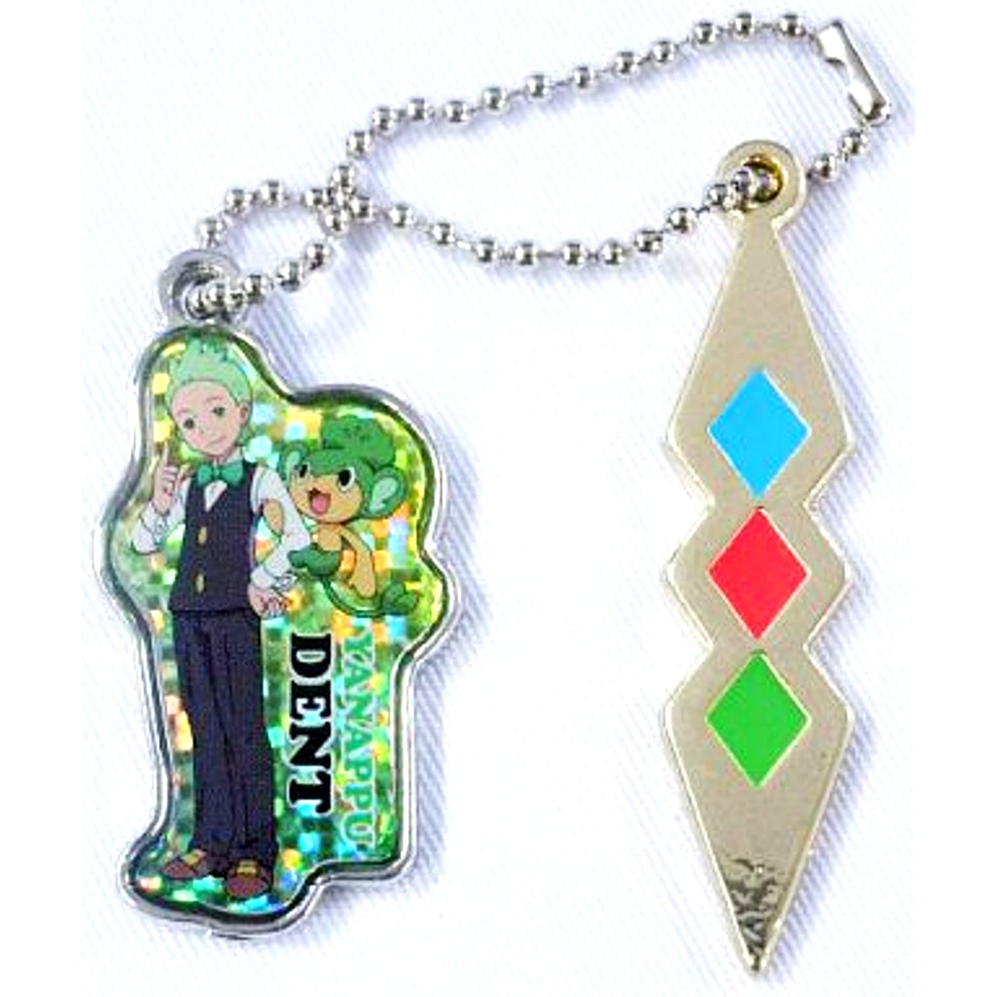 Cilan & Pansage Pokemon Tri Badge Pokemetal Collection Gym Badge Special [USED]