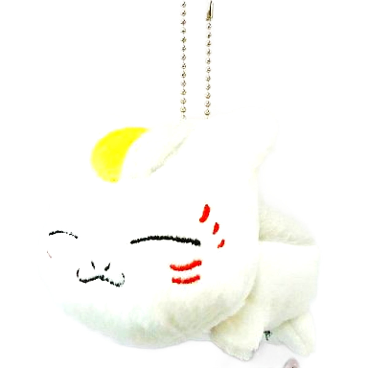 Nyanko-sensei Natsume's Book of Friends Plush Toy that Can Be Attached To Bag with the Kogitsune Mascot [USED]
