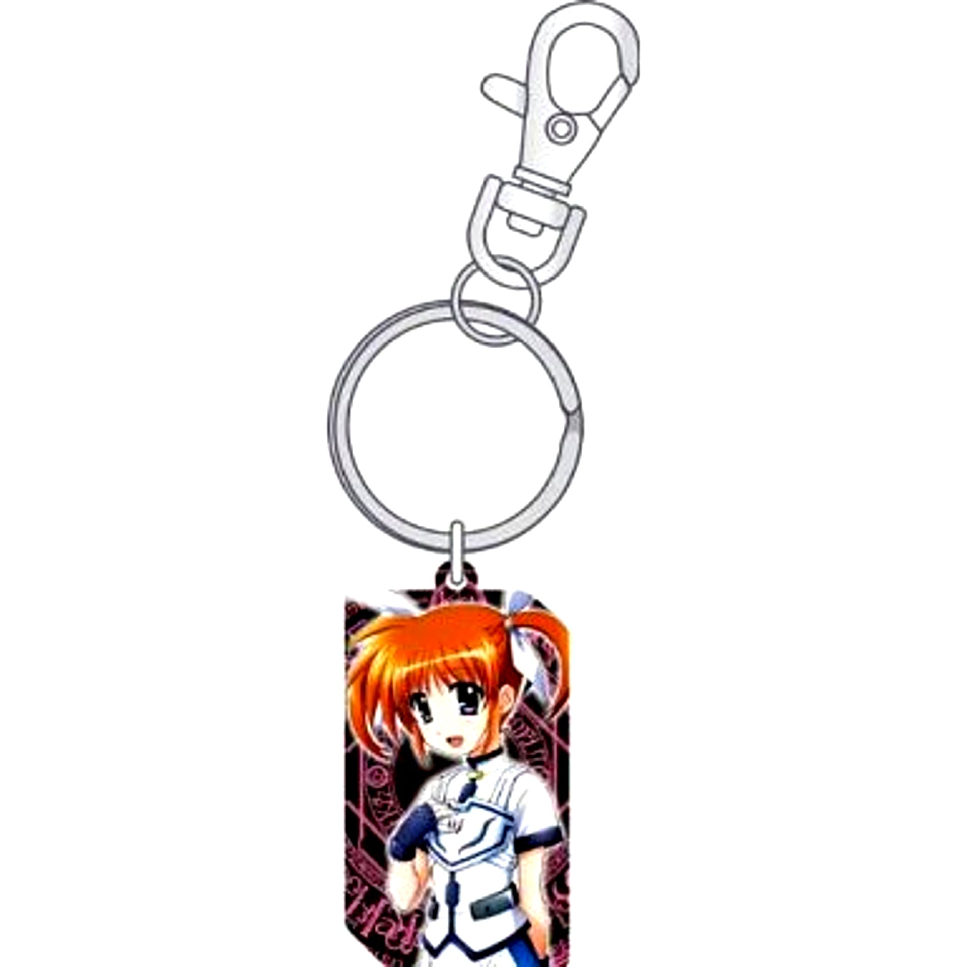 Nanoha Takamachi Keychain Magical Girl Lyrical Nanoha The MOVIE 2nd As [USED]