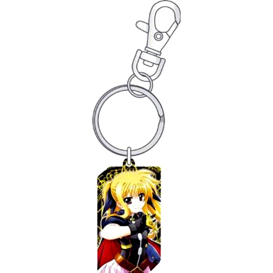 Fate Testarossa Keychain Magical Girl Lyrical Nanoha The MOVIE 2nd As [USED]