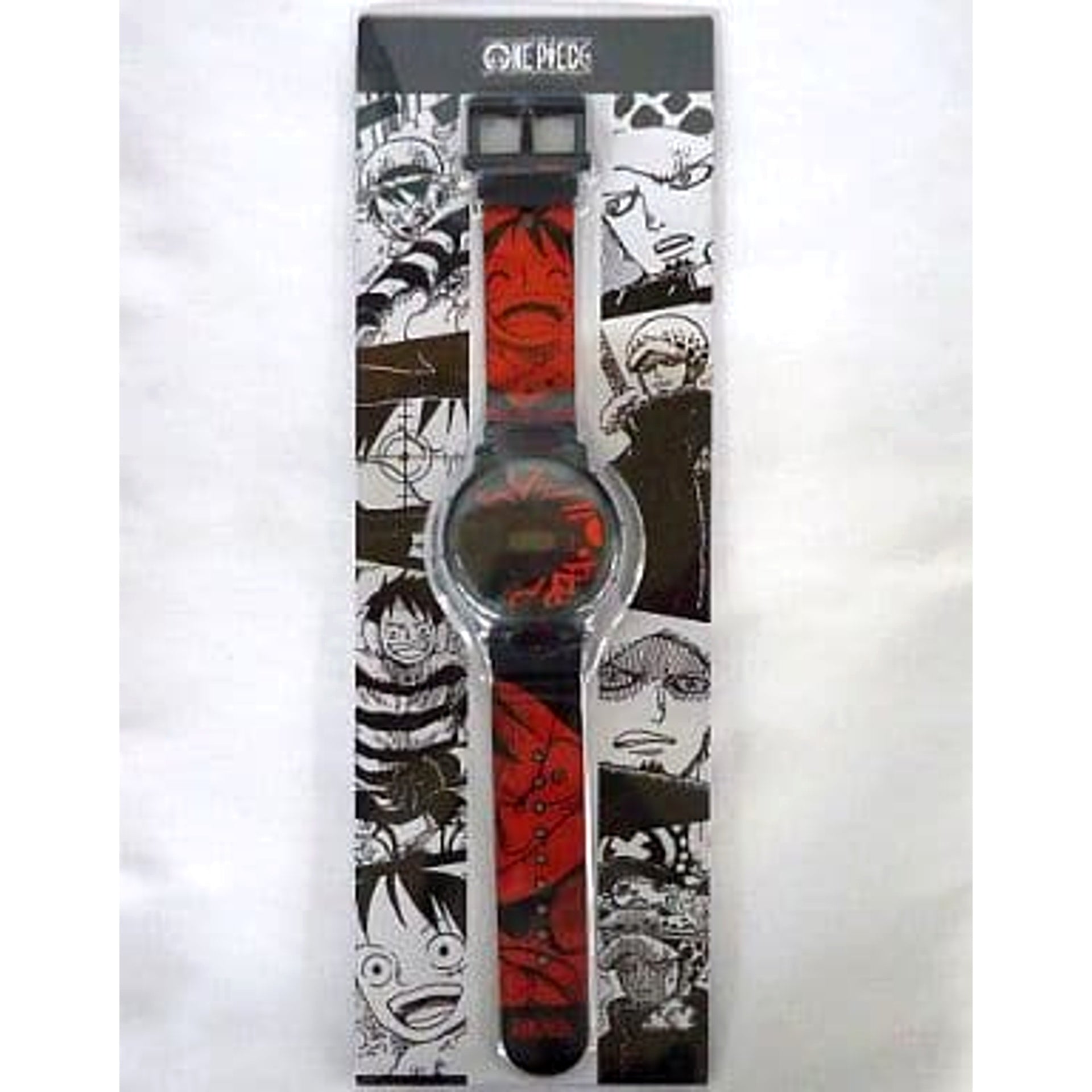 One Piece Luffy and Law Alliance Reversible Watch Weekly Shonen Jump J Hero Research Scratch Card 2012 Prize [USED]