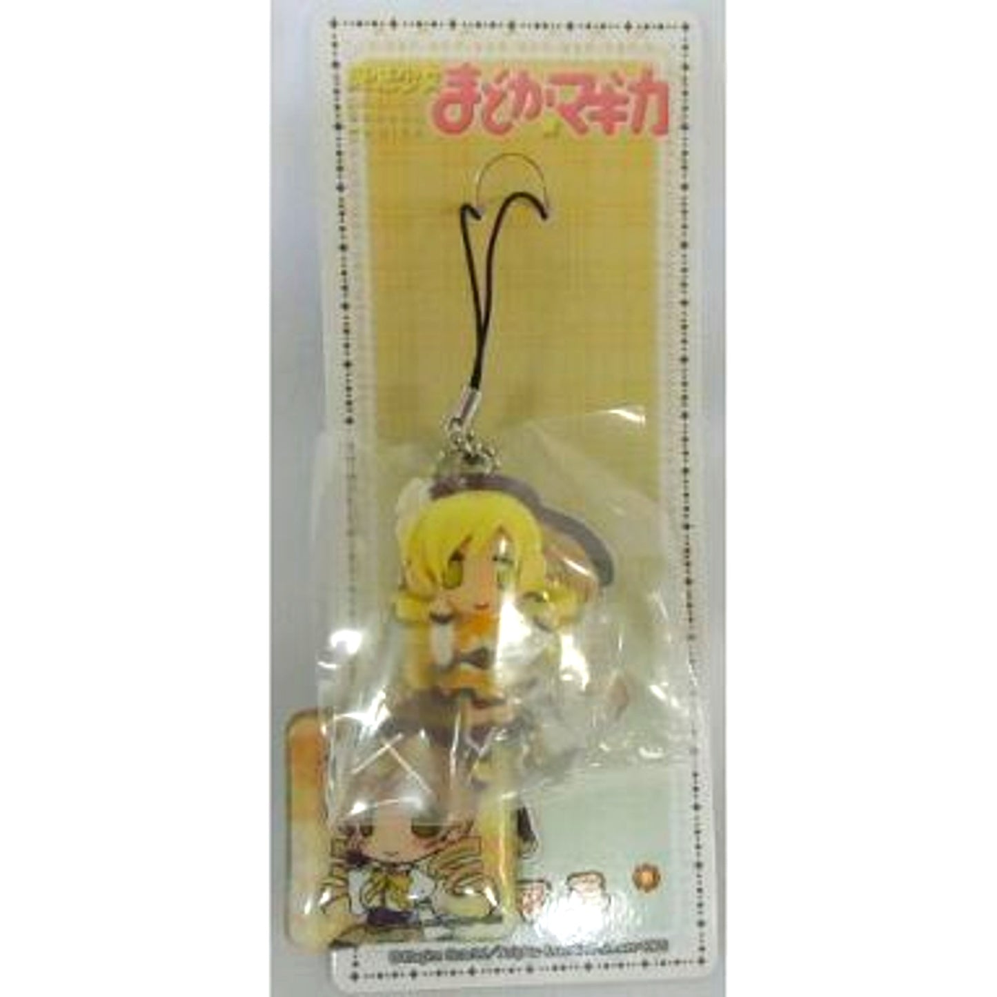 Mami Tomoe Puella Magi Madoka Magica Figure Strap with Mobile Cleaner [USED]