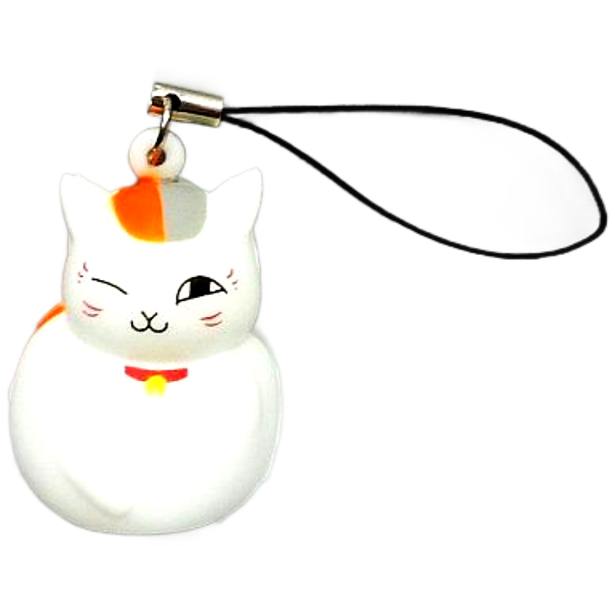 Nyanko-sensei Natsume's Book of Friends Punipuni Strap LaLa February 2013 Issue Supplement Key Chain [USED]