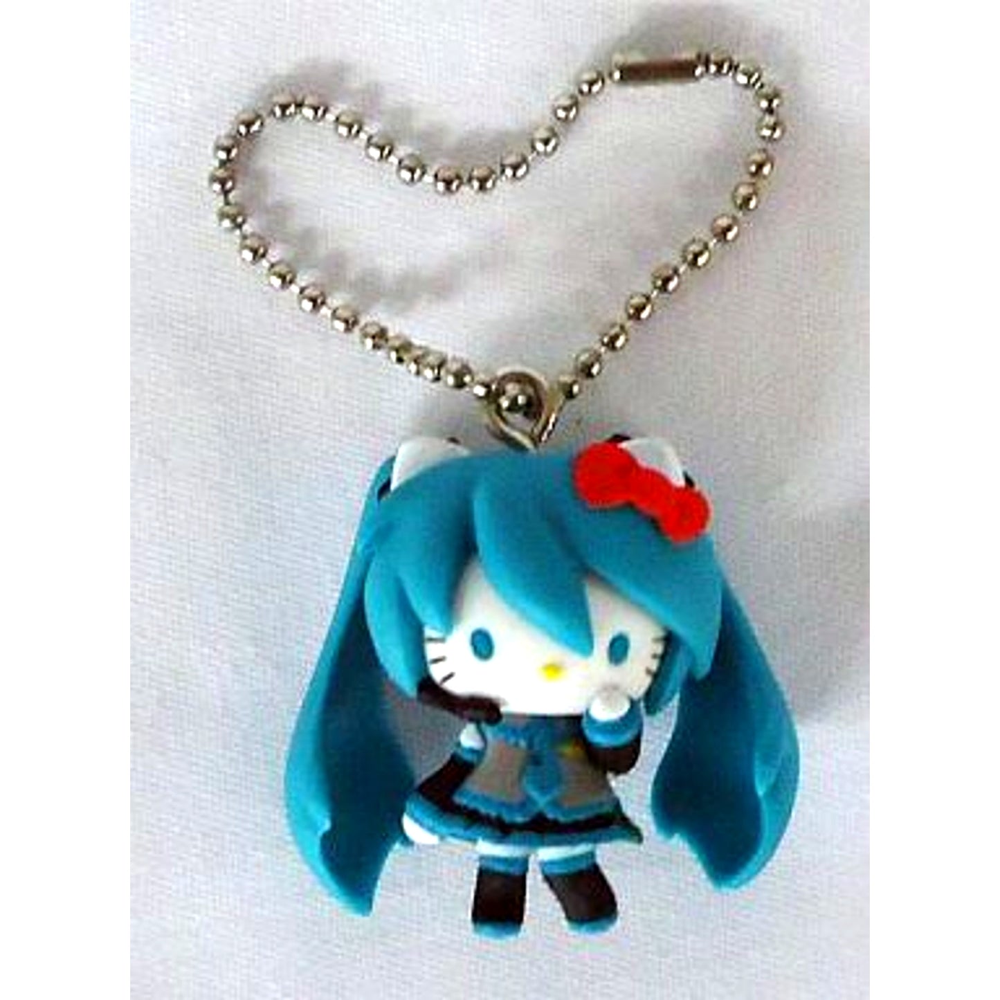 Hatsune Miku Hello Kitty A Vocaloid x Hello Kitty Ball Chain Mascot [USED]