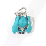 Hatsune Miku Hello Kitty Secret Vocaloid X Hello Kitty Ball Chain Mascot Key Ring [USED]