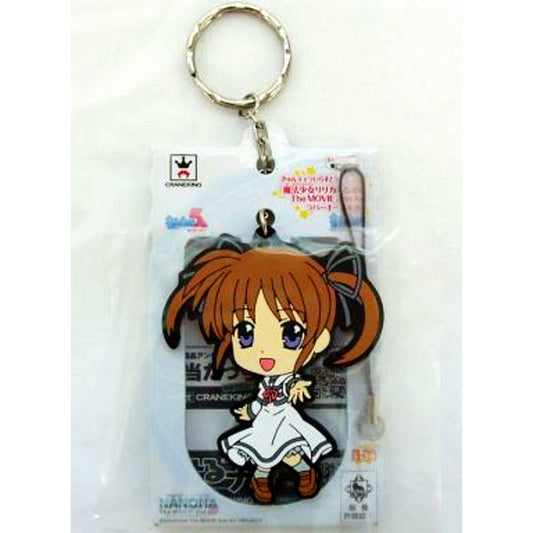Nanoha Takamachi School Uniform Ver. Rubber Strap Kyun Chara Illustrations Magical Girl Lyrical Nanoha The MOVIE 2nd As [USED]