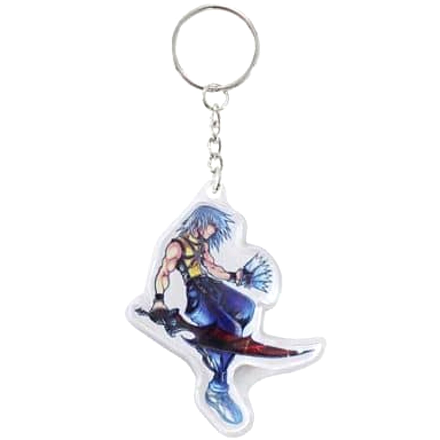 KINGDOM HEARTS Chain of Memories Riku Clear Keychain Keychains [USED]