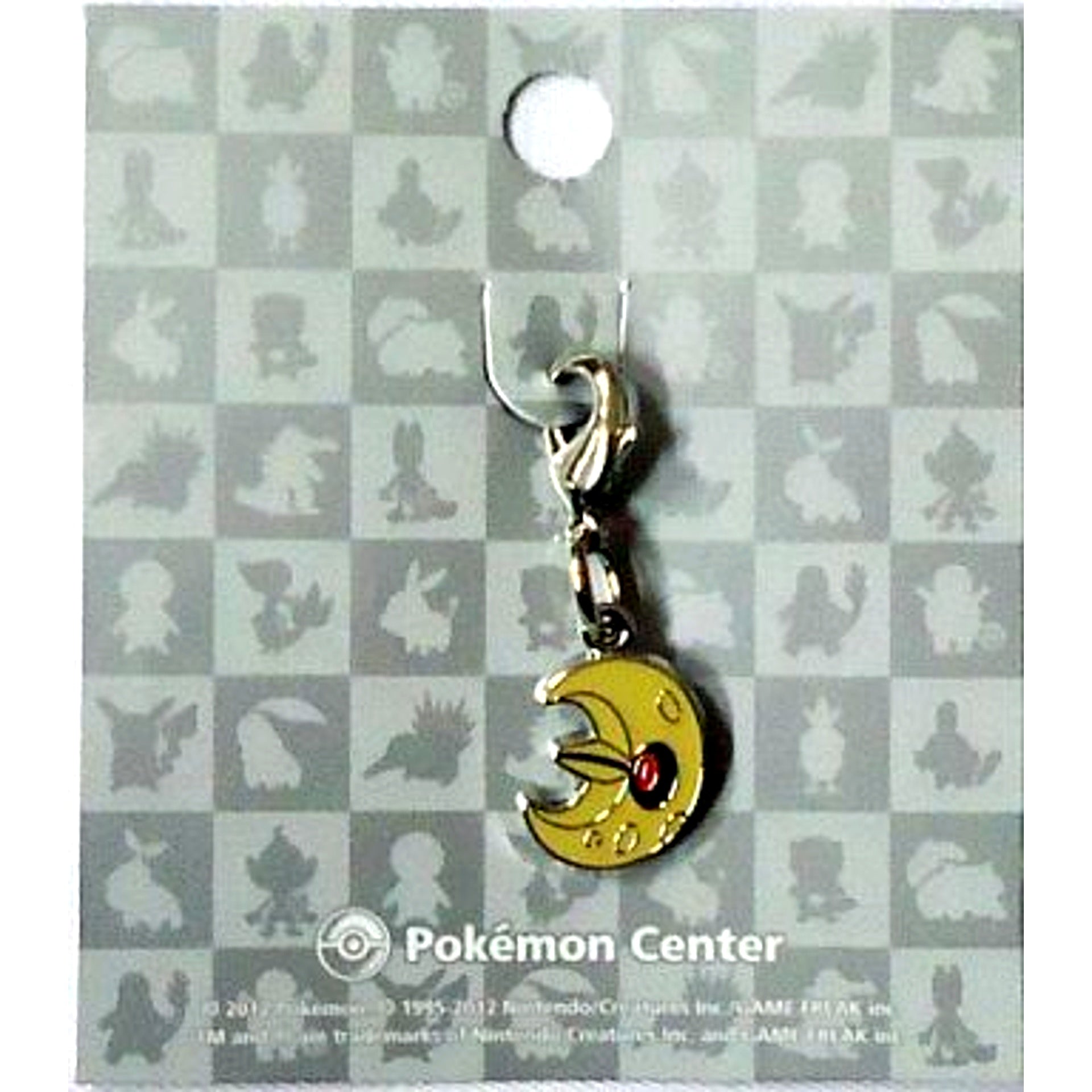 337 Lunatone National Pokedex Metal Charm Pokemon Pokemon Center Ltd [USED]