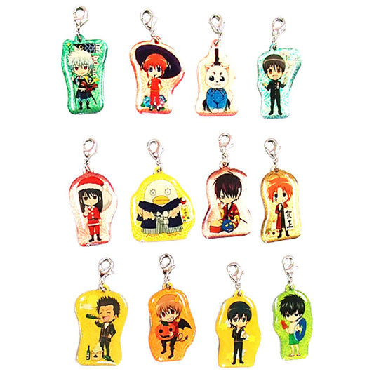 Kamui, etc. Gintama Metal Charm Collection A Year Spent with Gin & His Friends All 12 Types Set Charm [USED]
