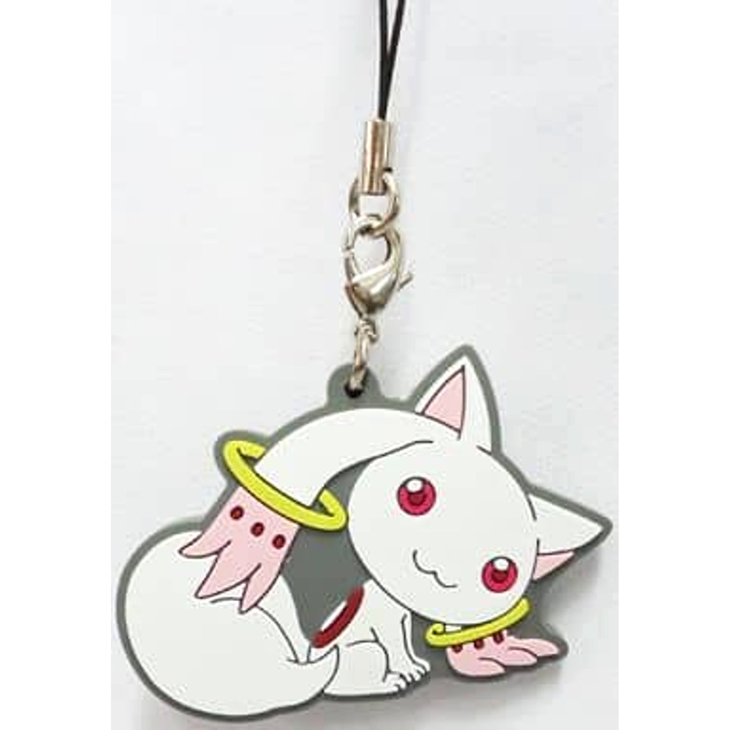 Puella Magi Madoka Magica The Movie Kyubey Ichiban Kuji Rubber Charm Prize I Keychains [USED]