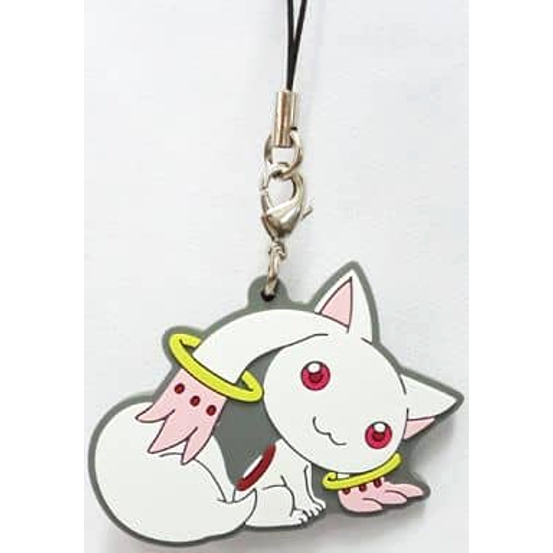 Puella Magi Madoka Magica The Movie Kyubey Ichiban Kuji Rubber Charm Prize I Keychains [USED]