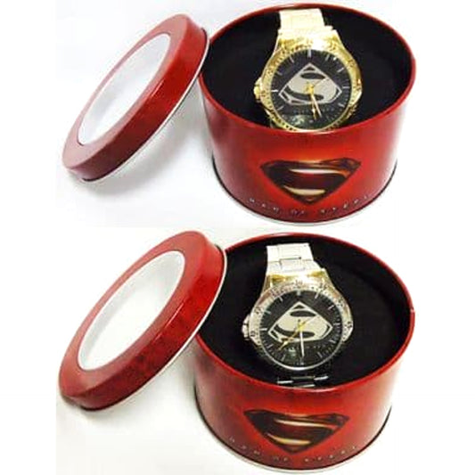 Man of Steel High-quality Metal Wristwatch Set of 2 [USED]