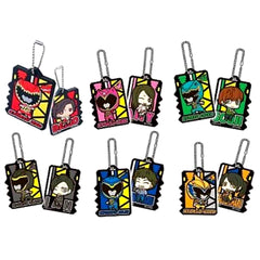 Set of 6 Zyuden Sentai Kyoryuger W Rubber Mascot Kyoryu Change Edition [USED]