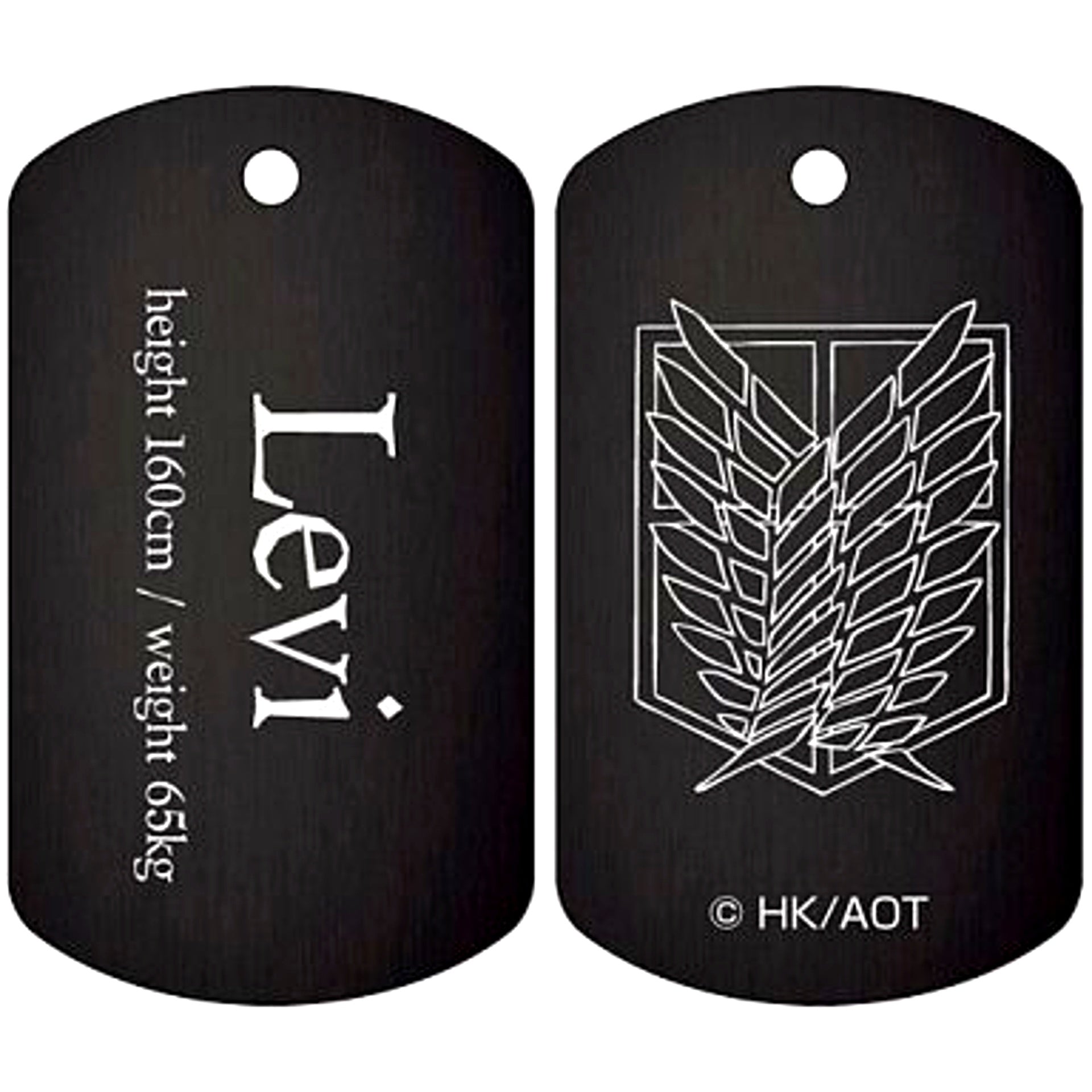 Levi Attack on Titan Aluminum Dog Tag [USED]