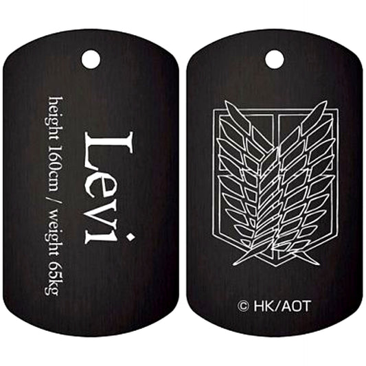 Levi Attack on Titan Aluminum Dog Tag [USED]