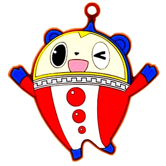 Very Happy Teddie Rubber Strap Persona 4 the ANIMATION Dengeki Maoh April 2012 Appendix [USED]