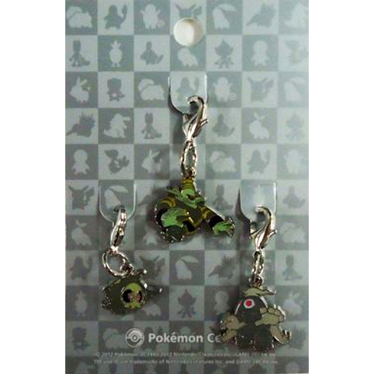 Set of 3 Duskull 355 Dusclops 356 Dusknoir 477 National Pokedex Metal Charm Pokemon Pokemon Center Limited [USED]