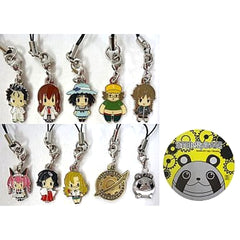 Steins;Gate Rintaro Okabe & Others Labomen Metal Strap Akiba Limited All 10 Types Set + Box Purchase Privilege Keychains [USED]