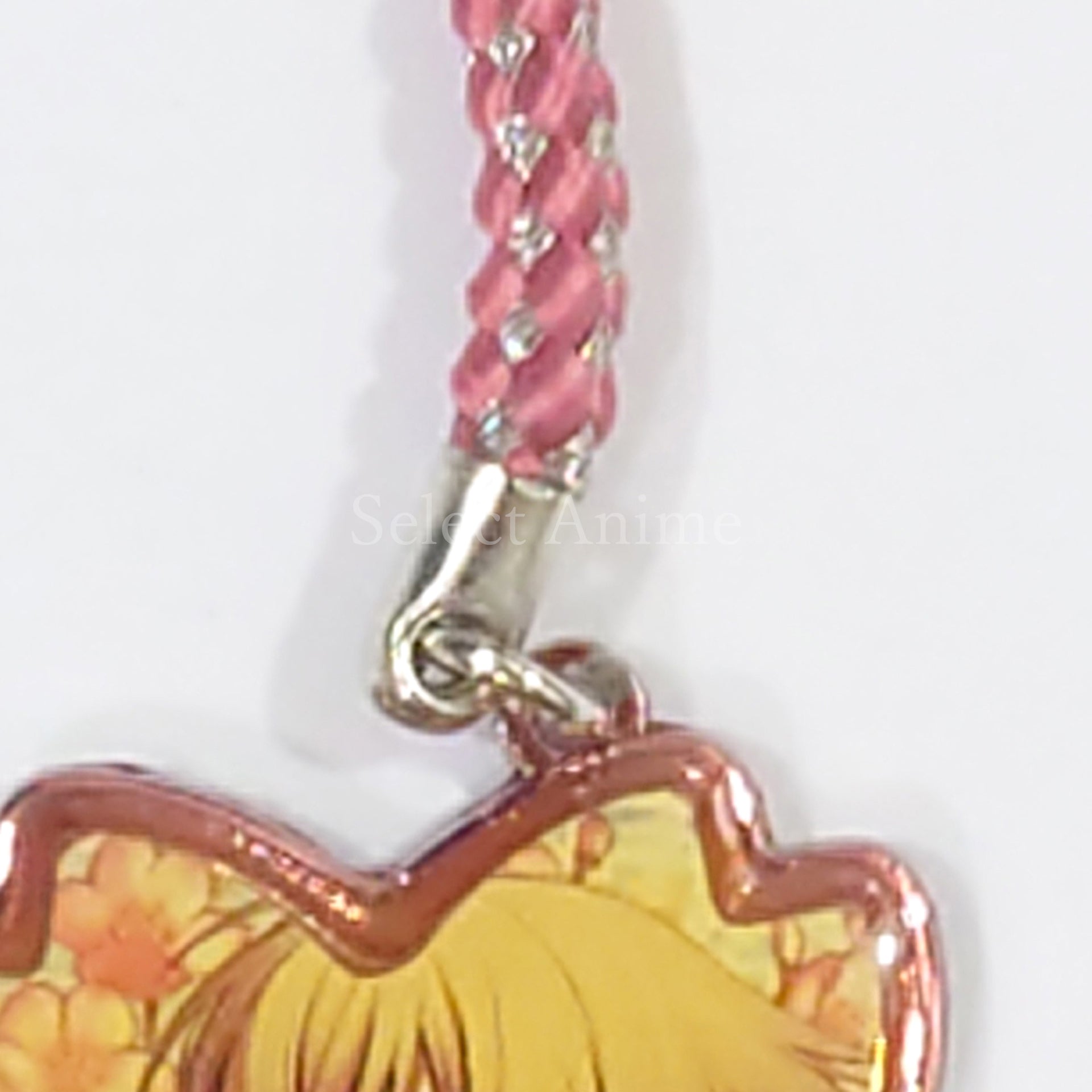 Chikage Kazama Silver Pink Hakuouki Sakura Netsuke Strap Sakura no Utage 2013 Limited Key Chain [USED]