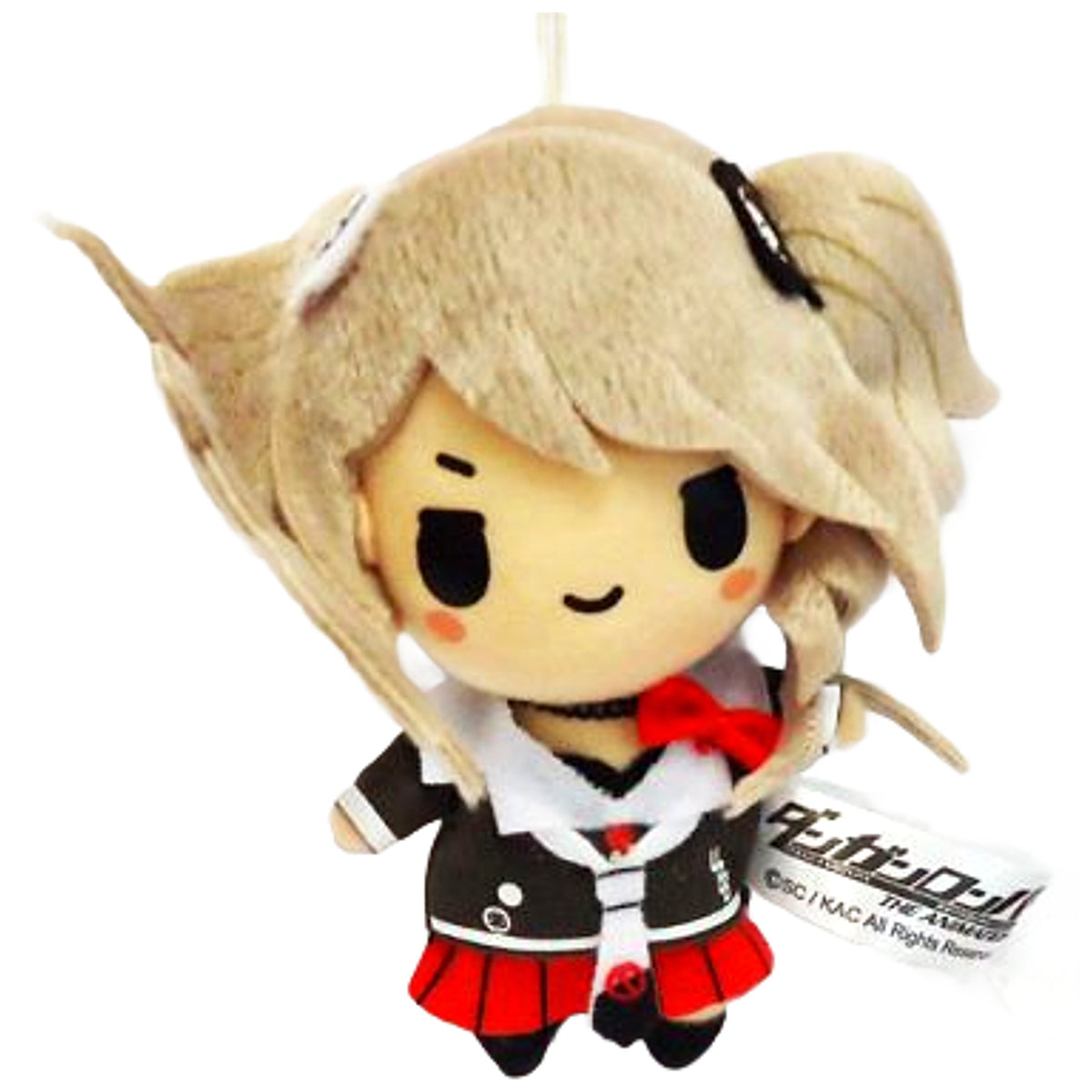 Danganronpa: Kibou no Gakuen to Zetsubou no Koukousei The Animation Junko Enoshima Character Plush Toy Mascot 2 Keychains [USED]