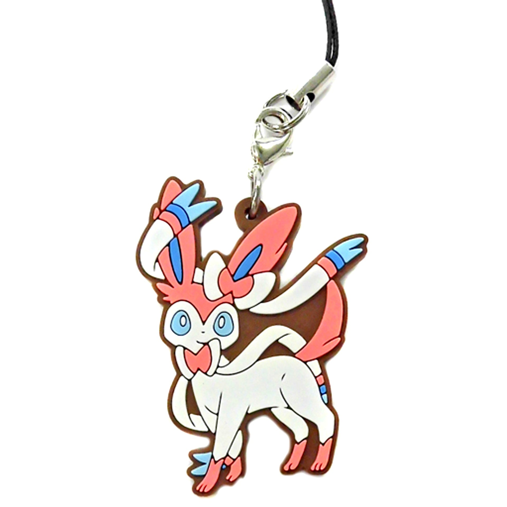 Sylveon Pokemon Movie Best Wishes Pikachu and Eevee Friends Rubber Strap Collection Theater Ltd [USED]