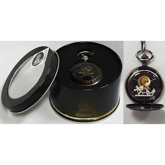 Captain Harlock Skull Mark Silver High Quality Pocket Watch [USED]